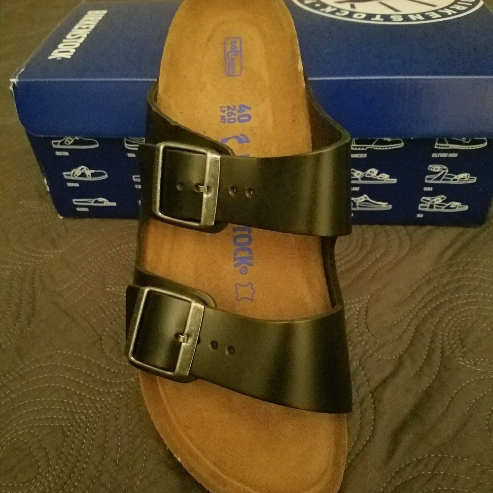 Birkenstock Amalfi Black Sandals